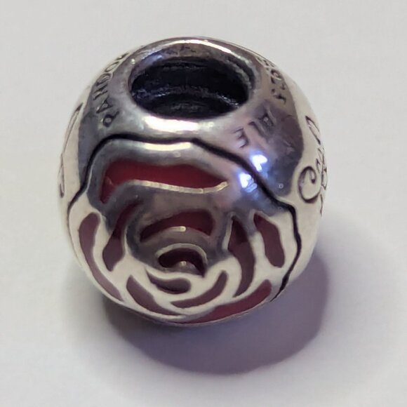 PANDORA Disney Belle's Enchanted Rose Charm - Picture 8 of 10